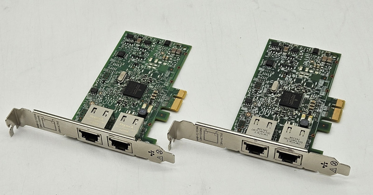 LOT OF 2 HP Broadcom 332T 2-Port GbE (High Profile) Network Adapter 616012-0010