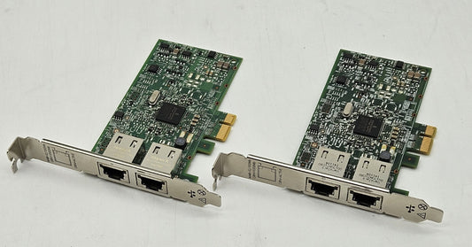 LOT OF 2 HP Broadcom 332T 2-Port GbE (High Profile) Network Adapter 616012-0010