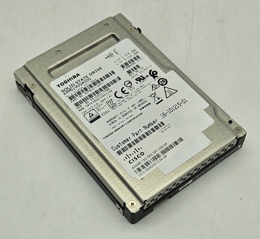 Toshiba PM5-V 400GB TLC SAS 12Gbps 2.5" SSD (99% Health) KPM51VUG400G0