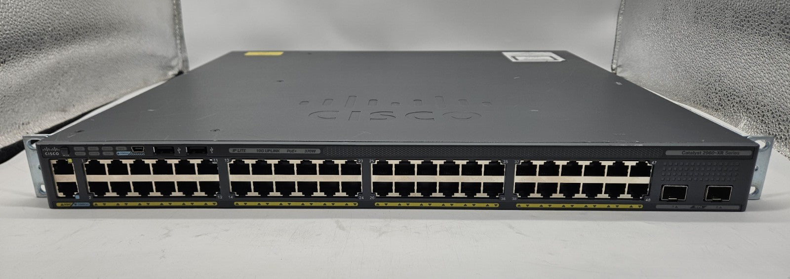 Cisco Catalyst 2960-XR 48-Port PoE+ GbE & 2-SFP+ Switch 2xPSU WS-C2960XR-48LPD-I1