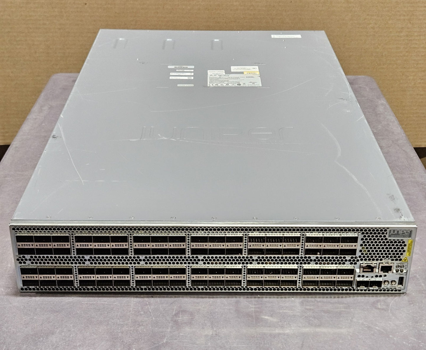 Juniper 72/24-Port 40/100GB QSFP+ Layer 3 Network Switch w/ 4x PSU QFX10002-72Q0