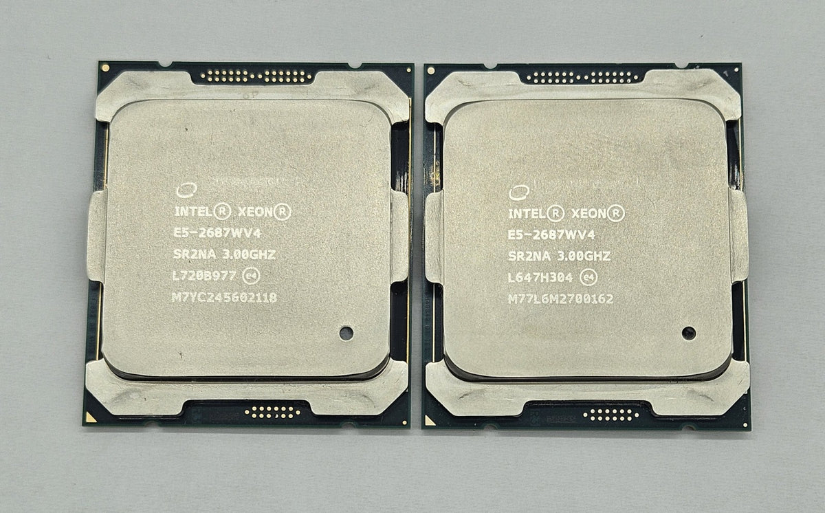 LOT OF 2 Intel Xeon E5-2687W v4 3.0GHz LGA2011-3 12-Core CPU Processor SR2NA0