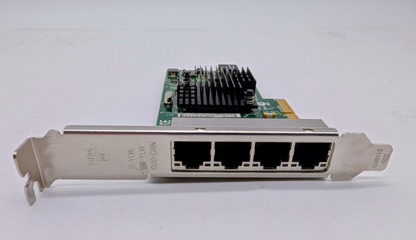 Dell X8DHT Intel I350-T4 Quad Port Gigabit Ethernet Full-height Server Adapter1