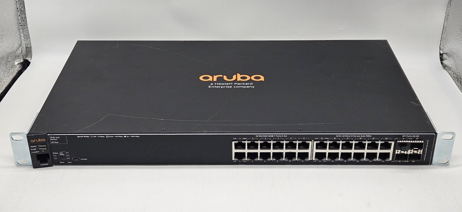 HP ProCurve 2530-24G 24-Port GbE & 4-Port SFP Network Switch J9776A0
