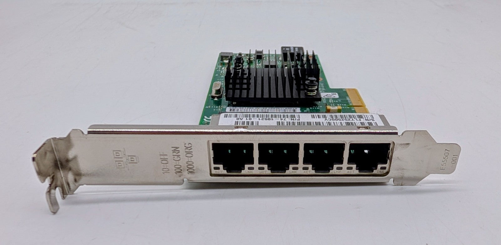 Lot Of 2 74-10521-01 Cisco  Intel i350 4-Port 1Gbps Adapter UCSC-PCIE-IRJ41
