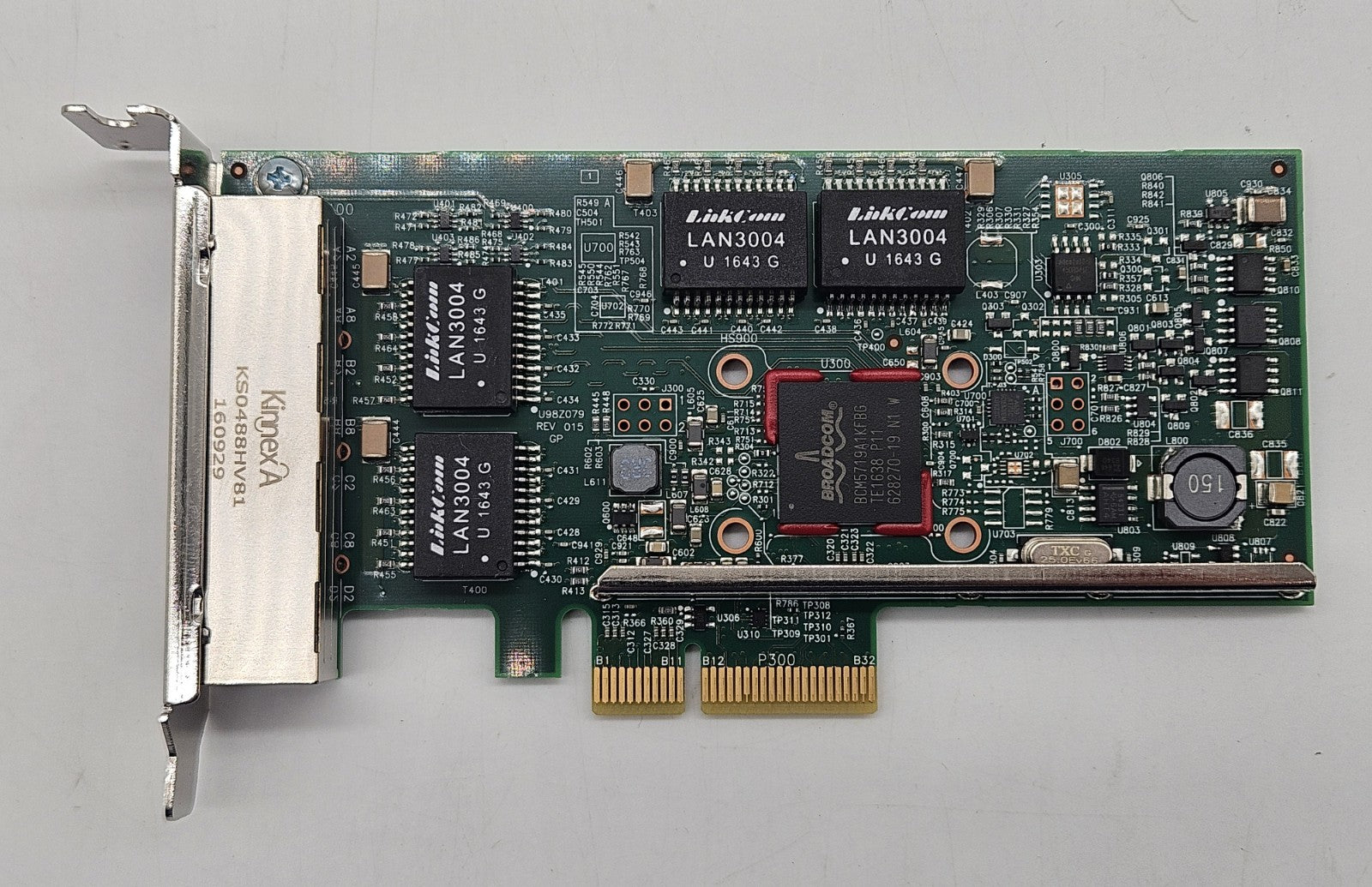 Dell Broadcom 5719 4-Port Gigabit Ethernet Network Adapter Card YGCV41