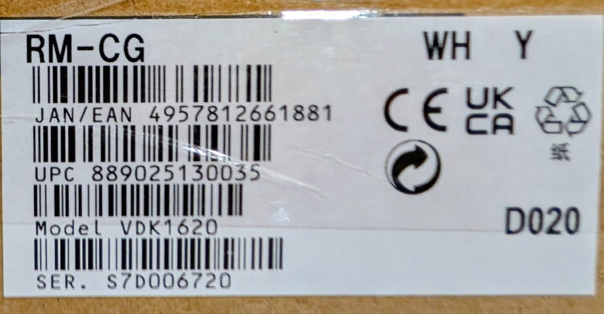 Yamaha VDK1620 Ceiling Array Microphone White (1x Missing Clip On Cover) RM-CG4
