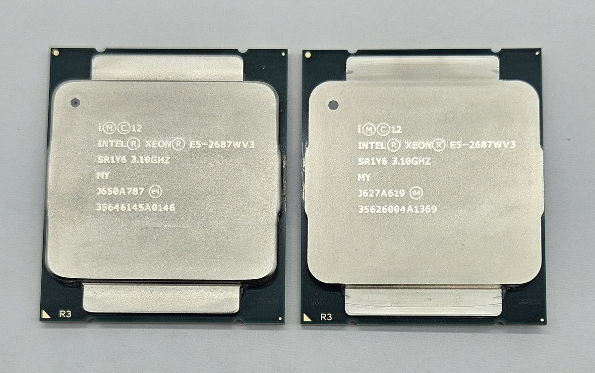 LOT OF 2 Intel Xeon E5-2687W v3 3.1GHz LGA2011-3 10-Core CPU Processor SR1Y60