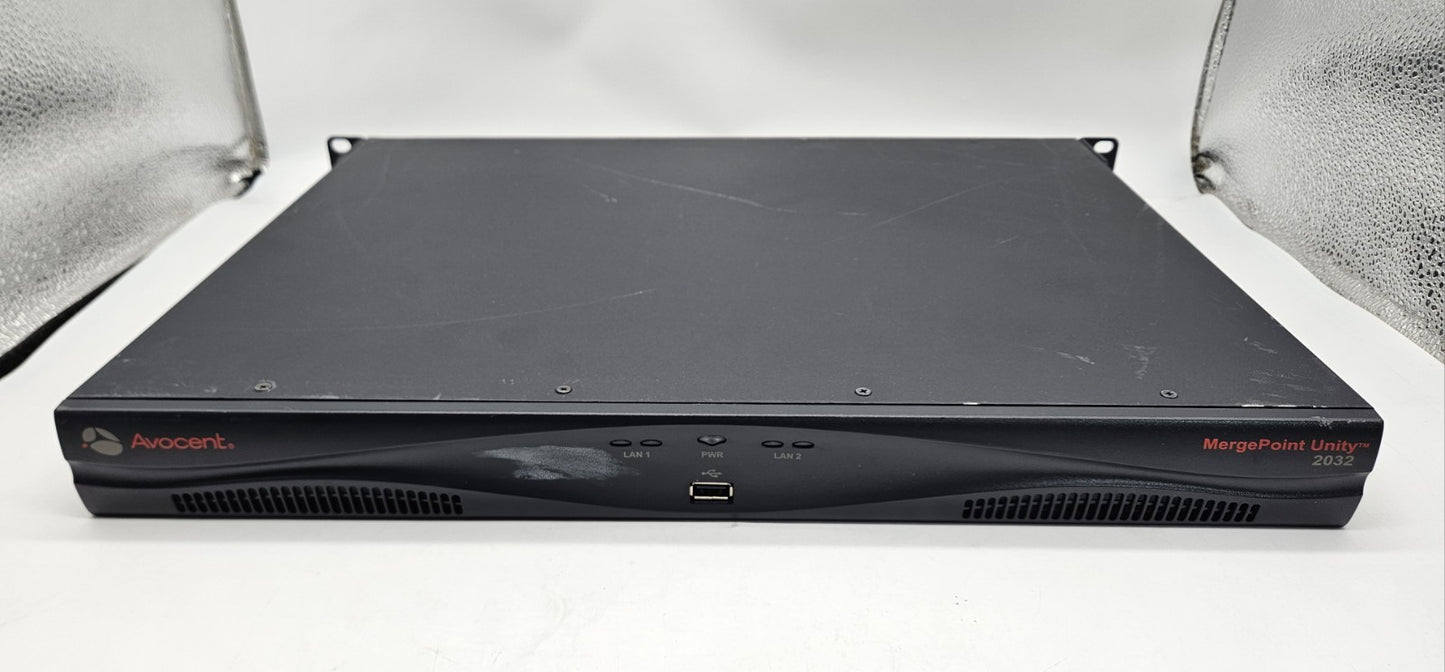 Avocent MergePoint Unity 2032 32-Port KVM Over IP Console Switch MPU20320