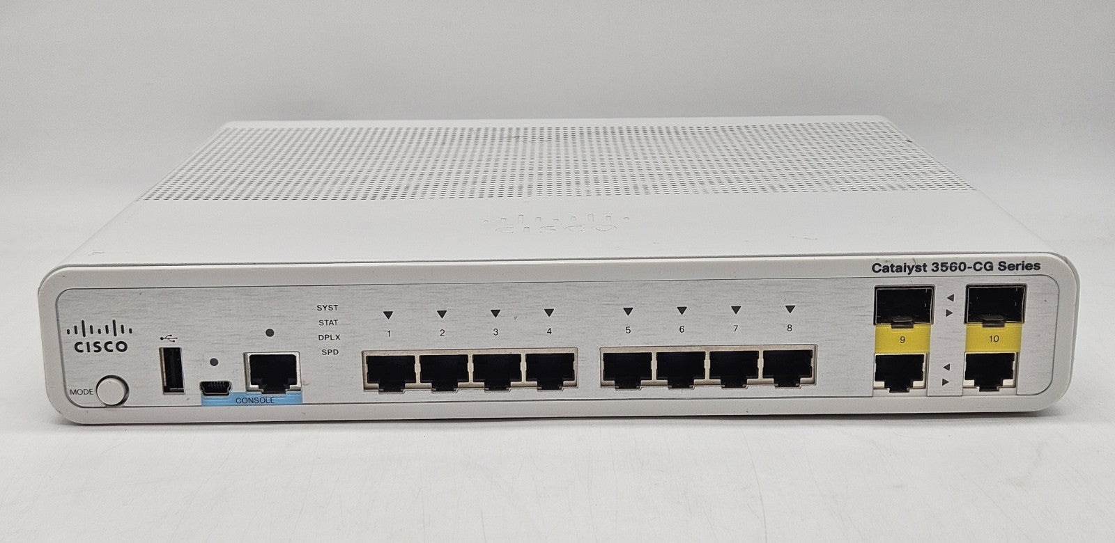Cisco Catalyst 3560CG 8-Port GbE & 2-Port DP SFP Network Switch WS-C3560CG-8TC-S1
