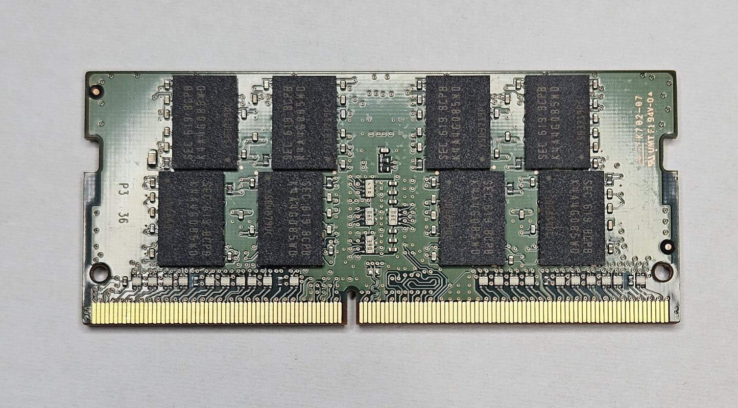 LOT OF 2 Samsung 8GB PC4-17000 DDR4-2133MHz SoDimm Laptop RAM M471A1G43DB0-CPB2