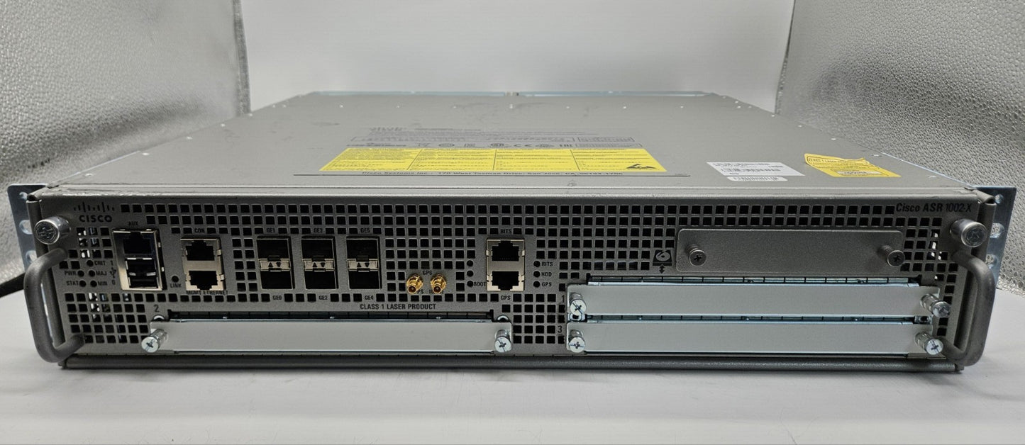 Cisco 6-Port SFP Aggregation Services Router w/ 2x PSU ASR1002-X1
