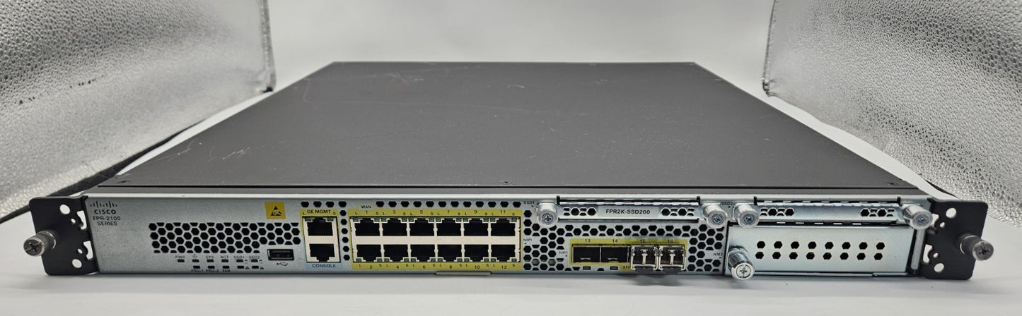 Cisco FirePower 2130 12-Port GbE & 4-SFP+ Security Appliance w/240G SSD FPR-21301