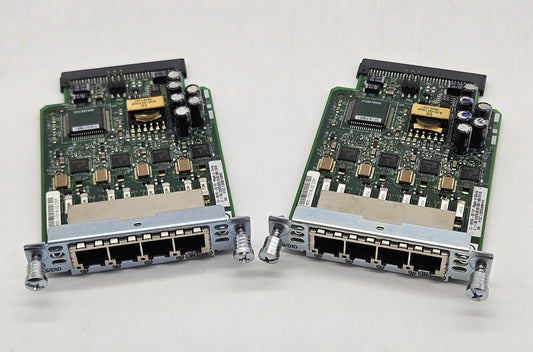 LOT OF 2 Cisco 4-Port RJ-11 FXS/DID Voice Interface Card VIC-4FXS/DID0