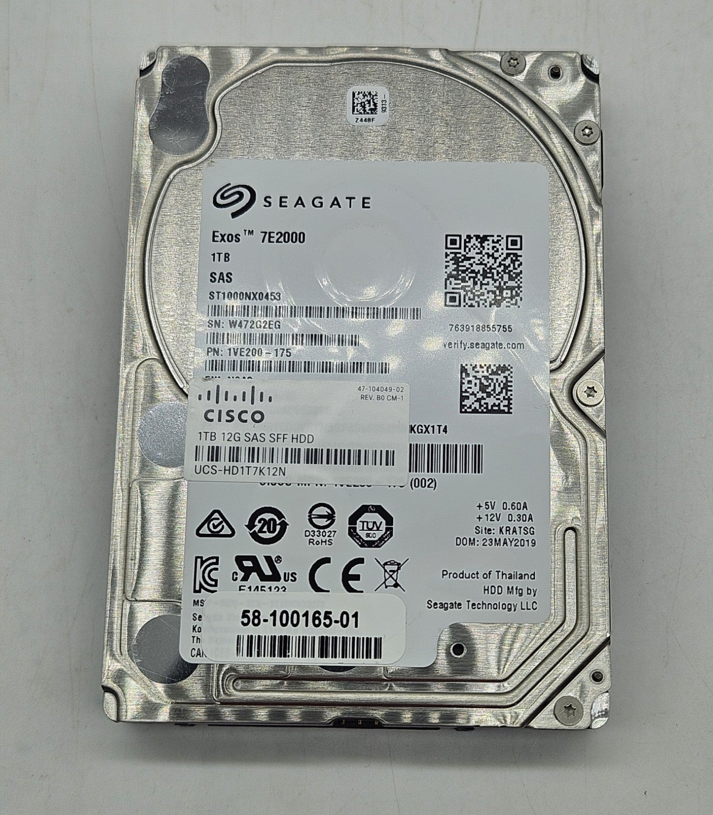 Seagate 1TB 7200RPM SAS 12Gbps 128MB Cache (512n) 2.5" Hard Drive ST1000NX04531