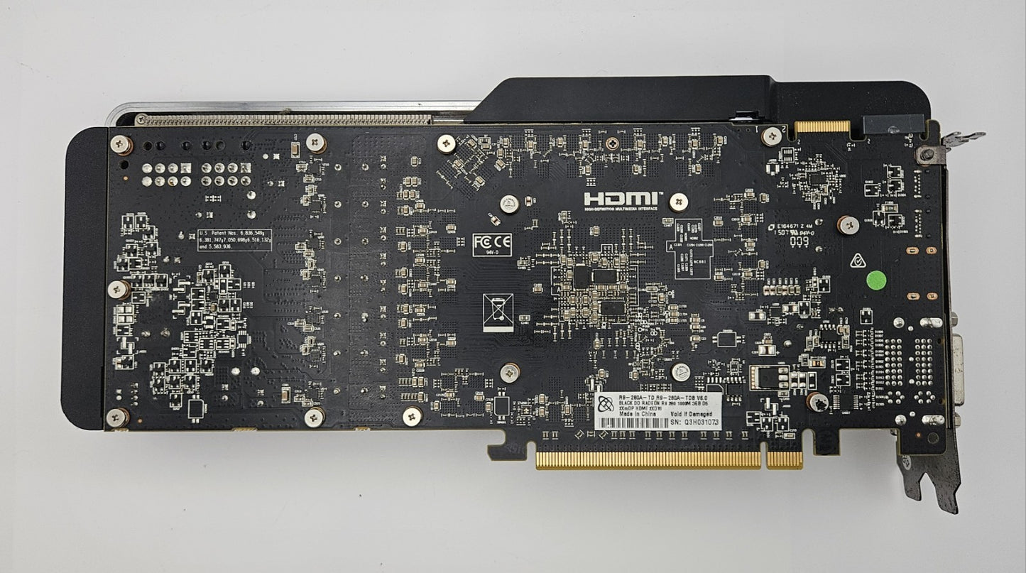XFX Radeon R9 280 Double Dissipation Edition 3GB GDDR5 Graphics Card R9-280A-TD3