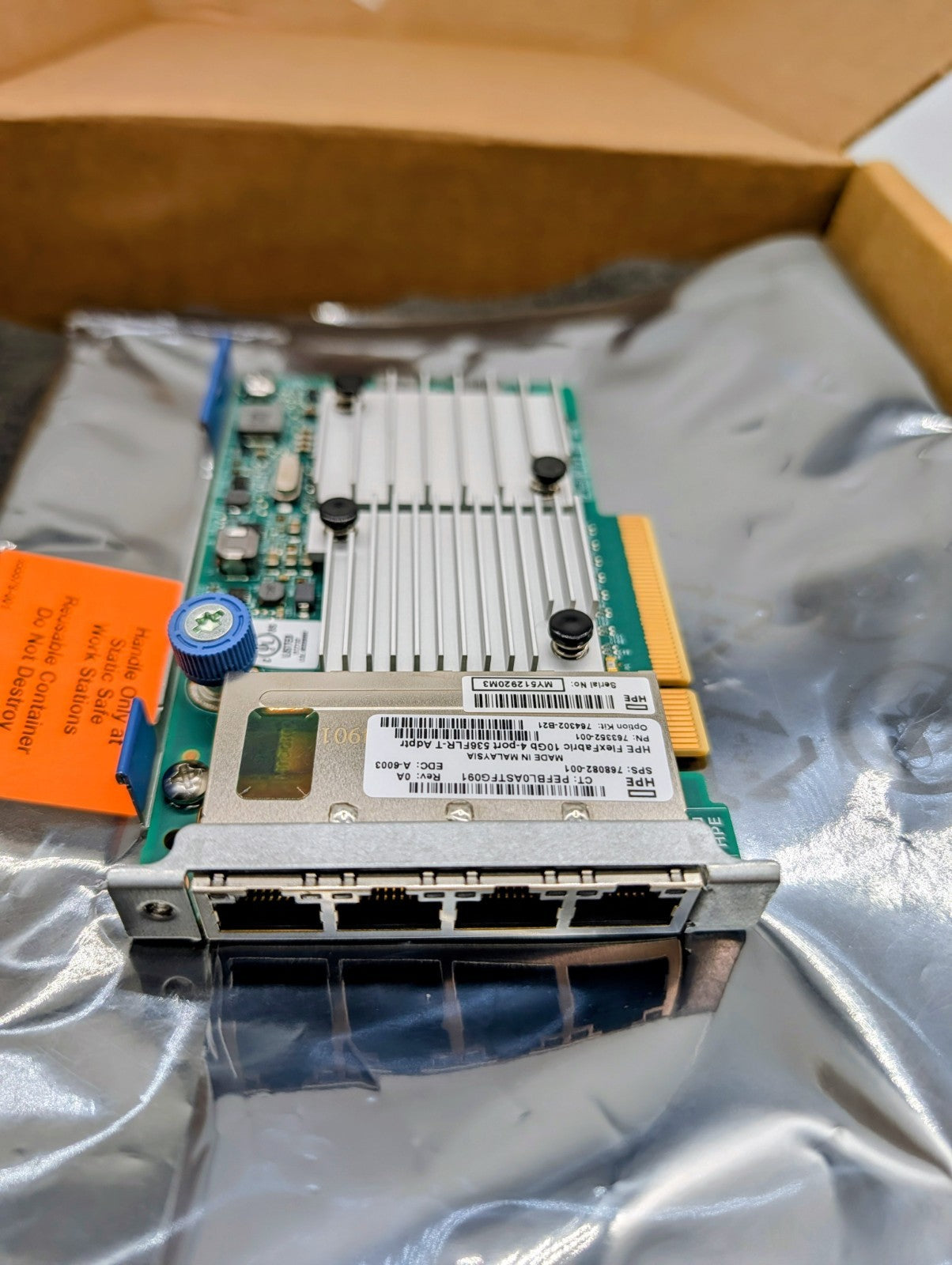 New HPE 768082-001 4-Port Flexfabric 536Flr-T Pci Express 3.0 x8 Network Adapter1