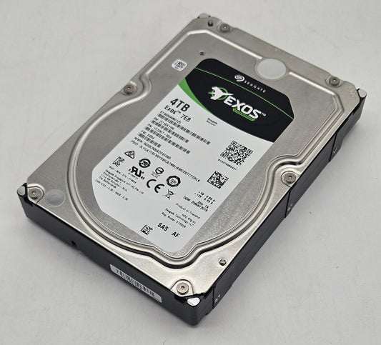 Seagate 4TB 7200RPM SAS 12Gbps 128MB Cache (512e) 3.5" Hard Drive ST4000NM01250