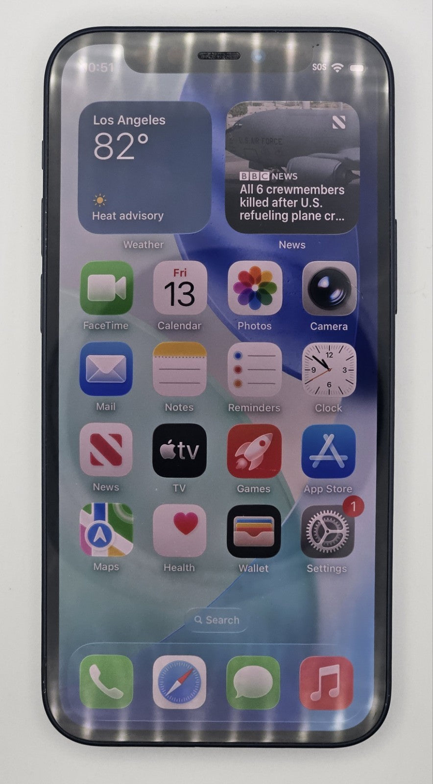 Apple iPhone 12 Mini A2176 MG603LL/A - 64 GB - Blue (Unlocked) Battery 77%0