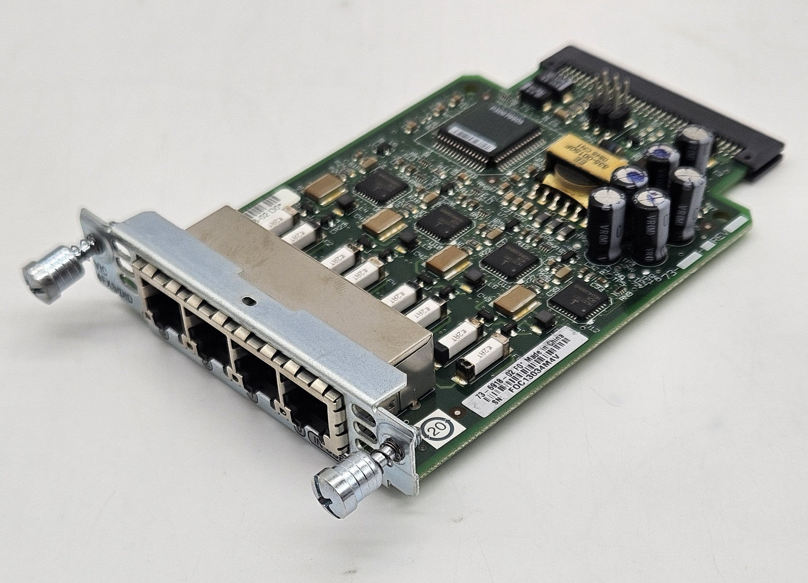 LOT OF 2 Cisco 4-Port RJ-11 FXS/DID Voice Interface Card VIC-4FXS/DID1