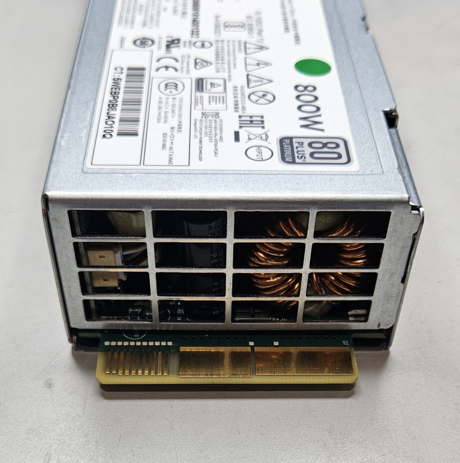 LOT OF 2 HP 800W Flex Slot 80 Plus Platinum Hot Plug Power Supply 866730-0013
