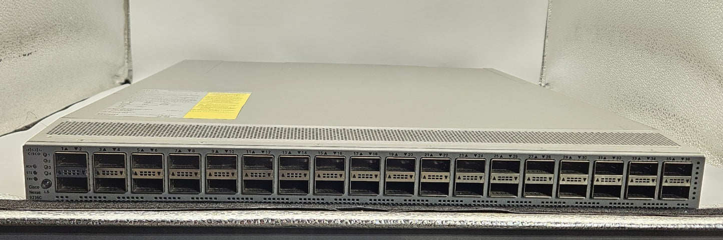 Cisco Nexus 9266C 36-Port 100GB QSFP28 Network Switch w/2x PSU(Blue) N9K-C9236C1