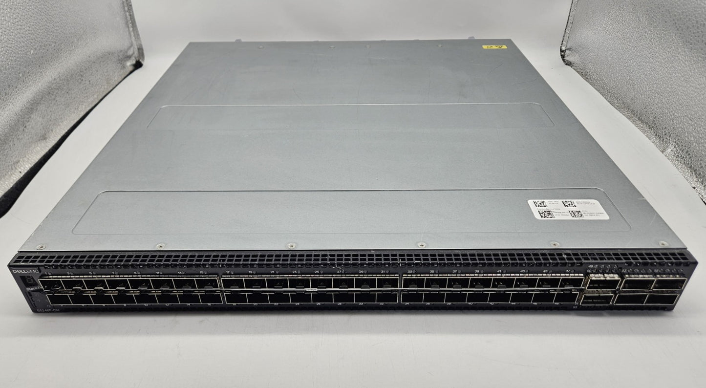 Dell EMC 48-Port 25Gb SFP28 & 6-QSFP Network Switch OS 10.5 Enterprise S5248F-ON0