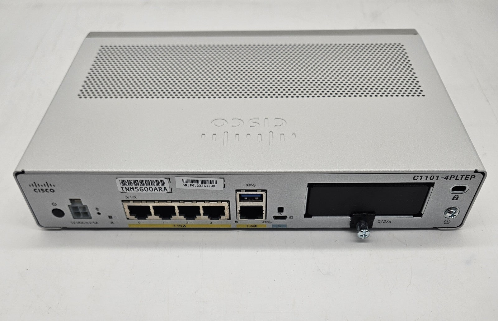 NEW OPEN Cisco ISR1101 4-Port GbE Integrated Services Router w/PWR C1101-4PLTEP3