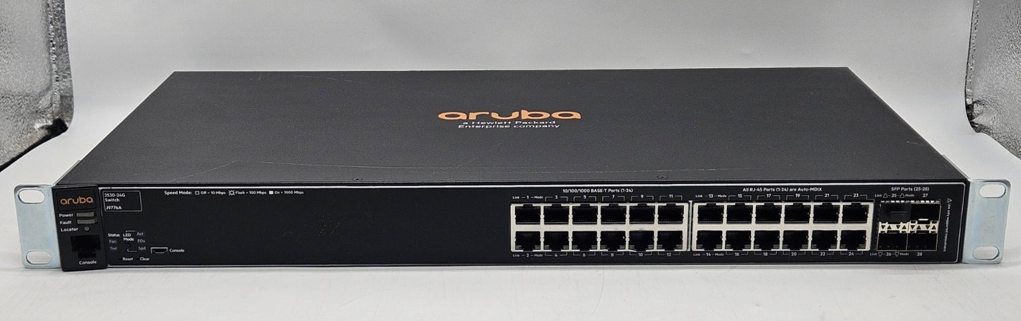 HP ProCurve 2530-24G 24-Port GbE & 4-Port SFP Network Switch J9776A1