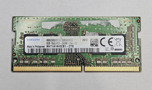 Samsung 8GB PC4-21300 DDR4-2666MHz 260-Pin SoDimm Laptop Memory M471A1K43CB1-CTD0
