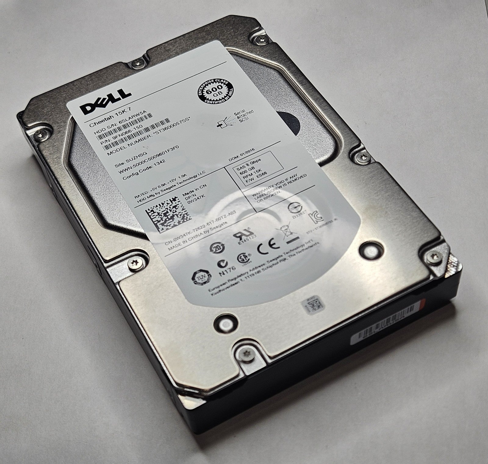 Seagate 600GB 15000RPM SAS 6Gbps 16MB Cache 3.5" Hard Drive ST3600057SS0