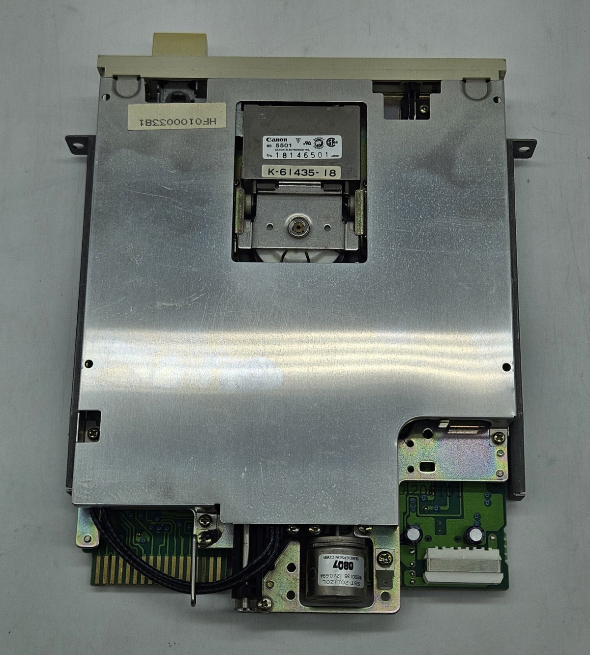Vintage Canon 5.25" Floppy Disk Drive MD 5501 K-61435-18 UNTESTED2
