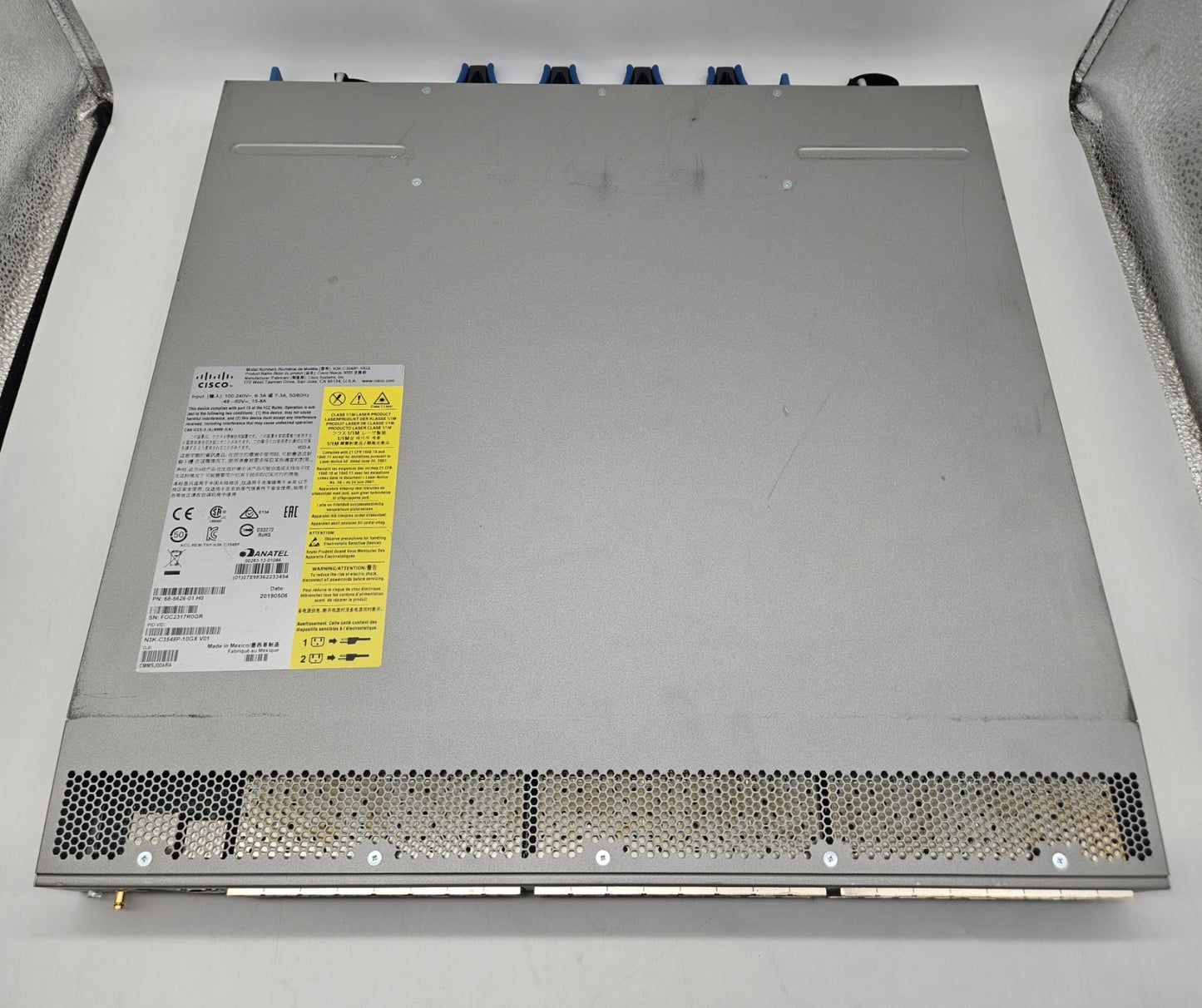 Cisco Nexus 3548-X 48-Port SFP+ Network Switch w/ 2x PSU & Lic N3K-C3548P-10GX2