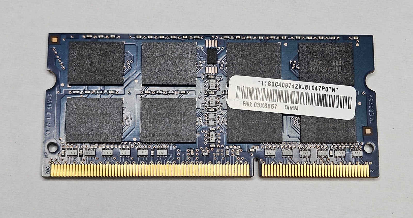 Hynix 8GB PC3-12800 DDR3-1600MHz SoDimm Laptop Memory RAM HMT41GS6AFR8A-PB1