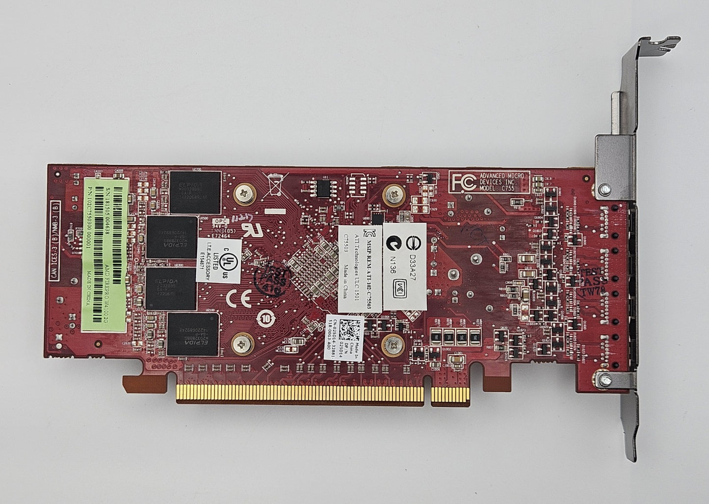 AMD FirePro W4100 2GB GDDR5 PCI-E 3.0 x16 Video Graphics Card (High Profile)3