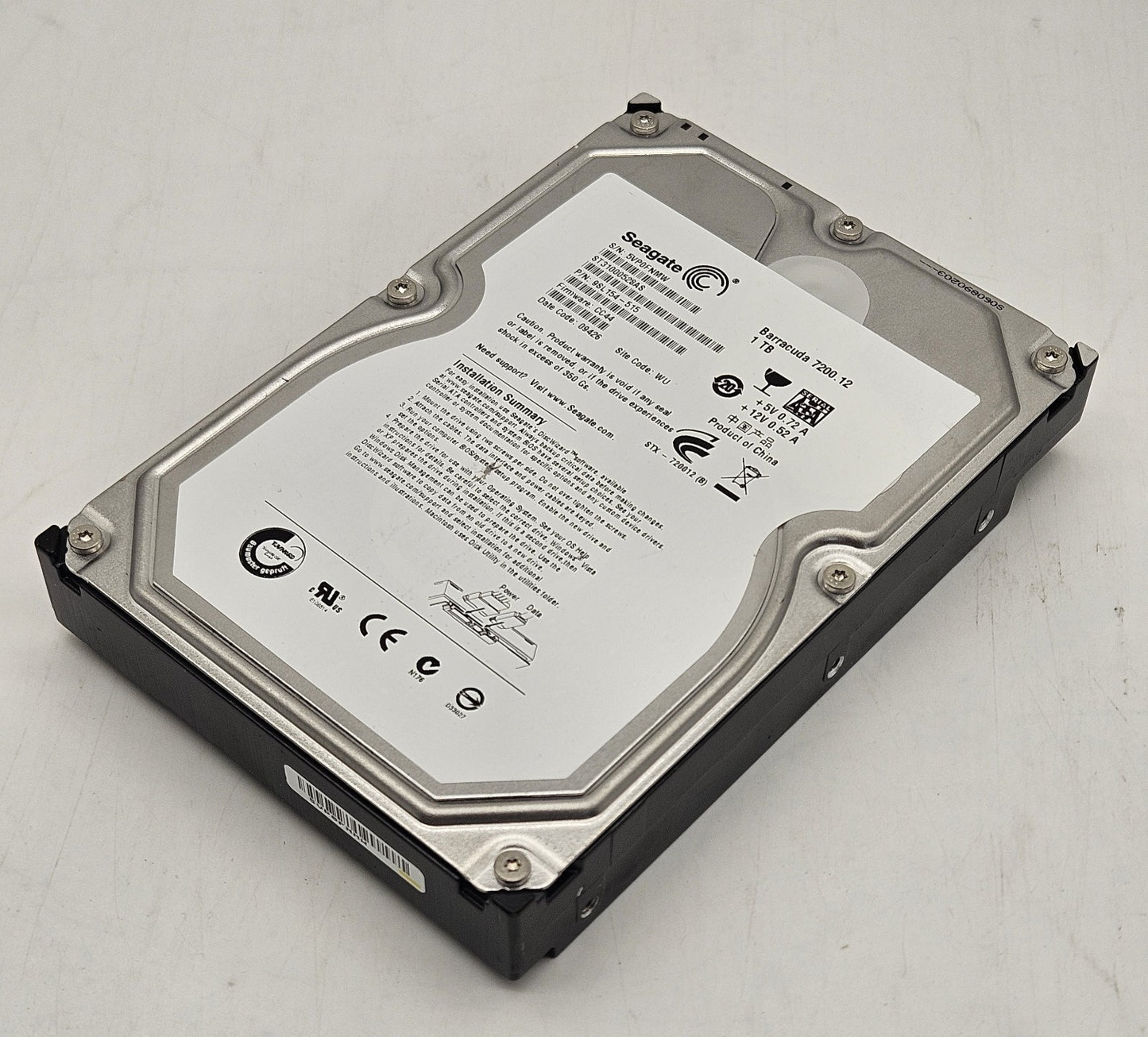 Seagate Barracuda 1TB 7200RPM SATA 3Gbps 32MB 3.5" Hard Drive ST31000528AS0