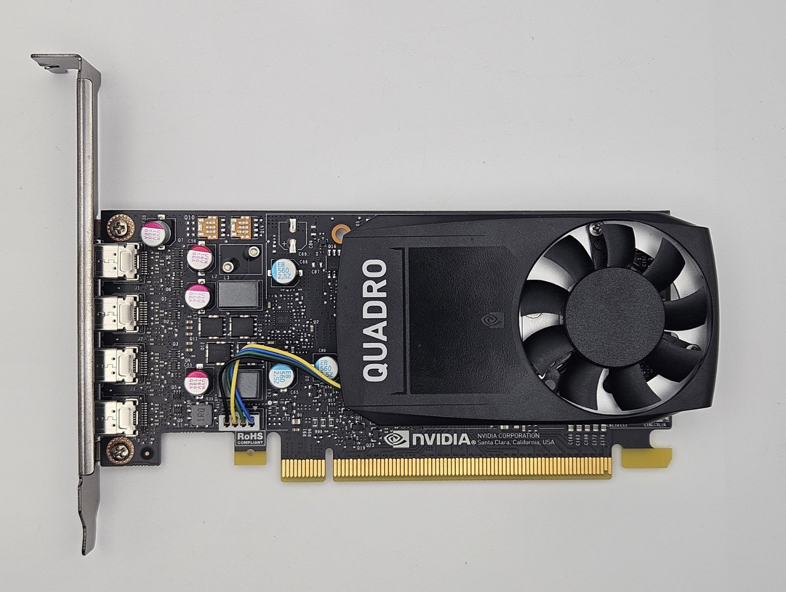 Nvidia Quadro P600 2GB GDDR5 PCI-E 3.0 x16 Video Graphics Card (High Profile)2