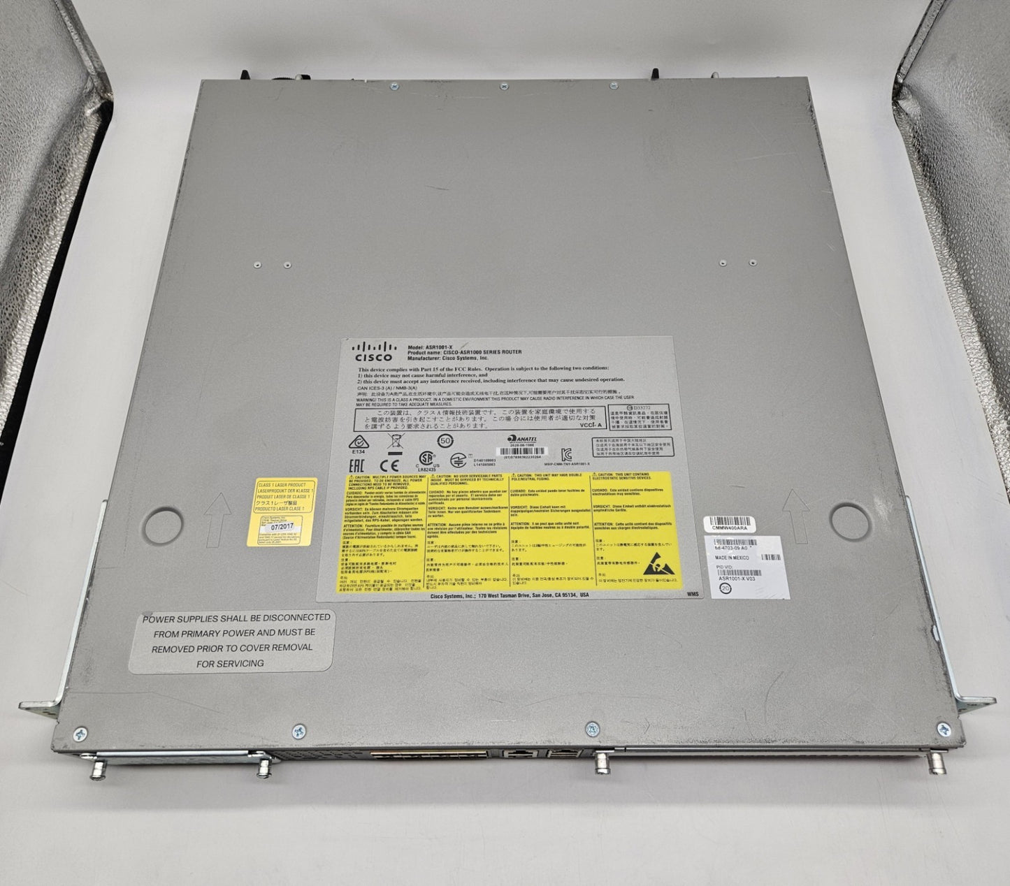 Cisco 2-10Gb & 6-1Gb SFP Aggregation Services Router w/ Licenses ASR1001-X2
