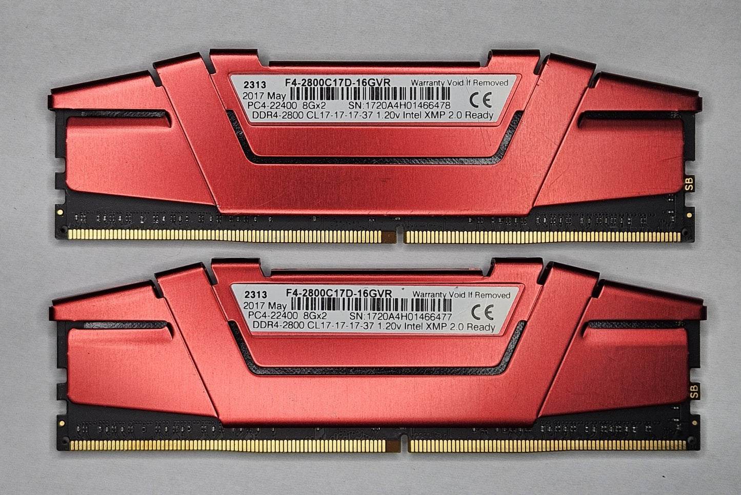 Ripjaws 16GB Kit (2X8GB) PC4-22400 DDR4-2800MHz Desktop RAM F4-2800C17D-16GVR0