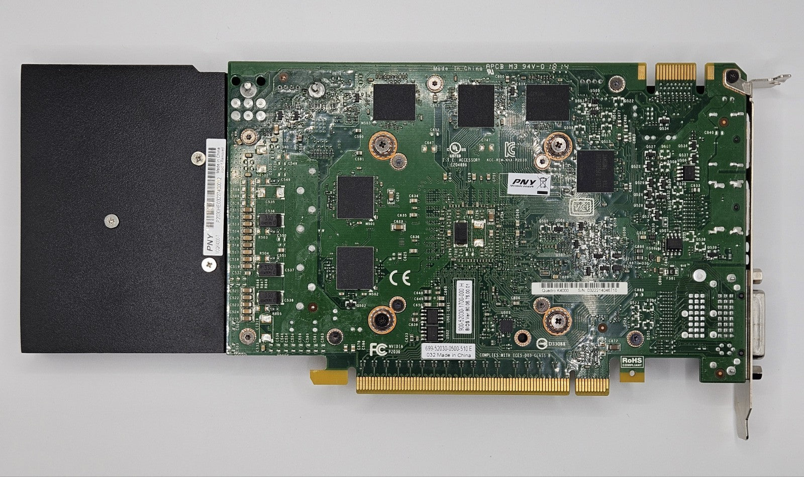 PNY Nvidia Quadro K4000 3GB GDDR5 PCI-Express 2.0 x16 Video Graphics Card3