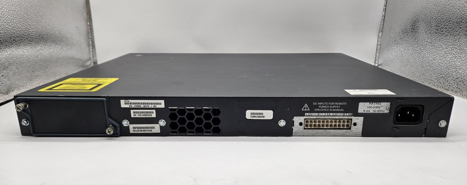 Cisco Catalyst 2960 48-Port PoE GbE & 4-SFP Network Switch WS-C2960S-48LPS-L3