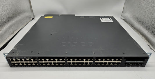 Cisco Catalyst 3650 48-Port PoE+ GbE 4-Port 10Gb Netwrok Switch WS-C3650-48FQ-S0