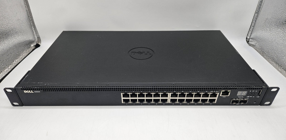 Dell Networking 24-Port Gigabit Ethernet & 2-Port 10GB SFP+ Network Switch N20240