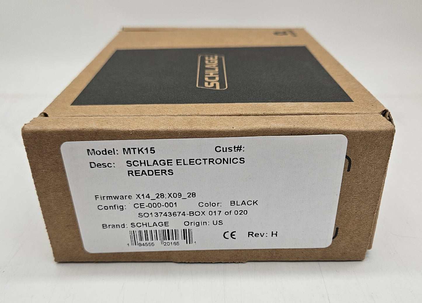 NEW Schlage Multi-Technology Wall Mount Reader with Keypad MTK151