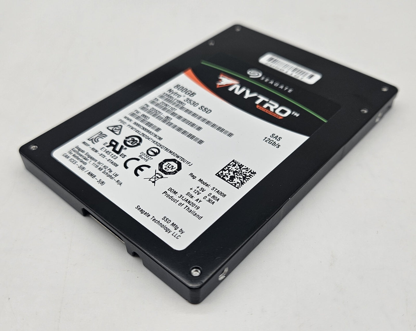 Seagate Nytro 3530 eMLC 800GB SAS 12Gbps 2.5" SSD XS800LE100030