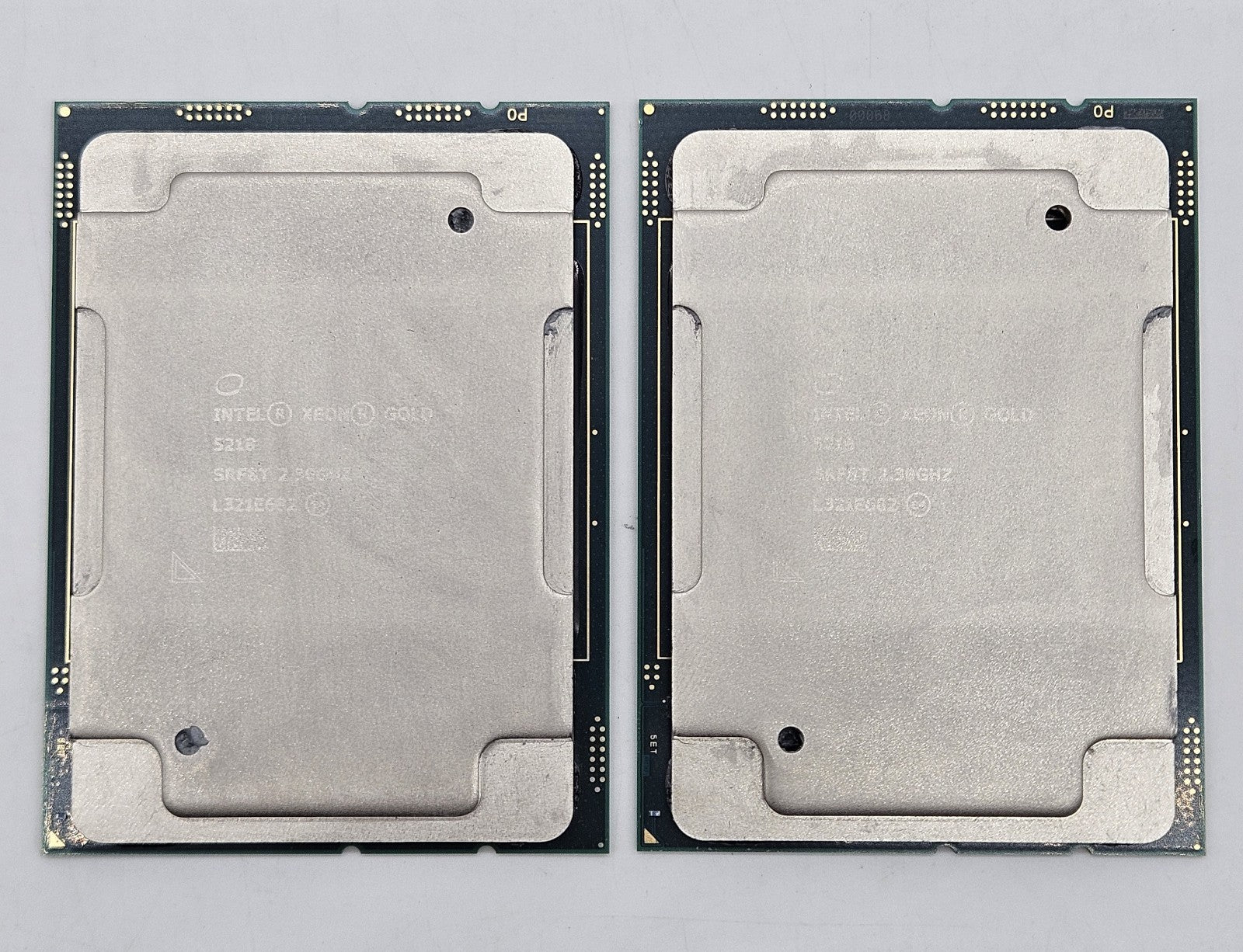 LOT OF 2 Xeon Gold 5218 2.3GHz 22MB LGA3647 16-Core CPU Processor SRF8T0