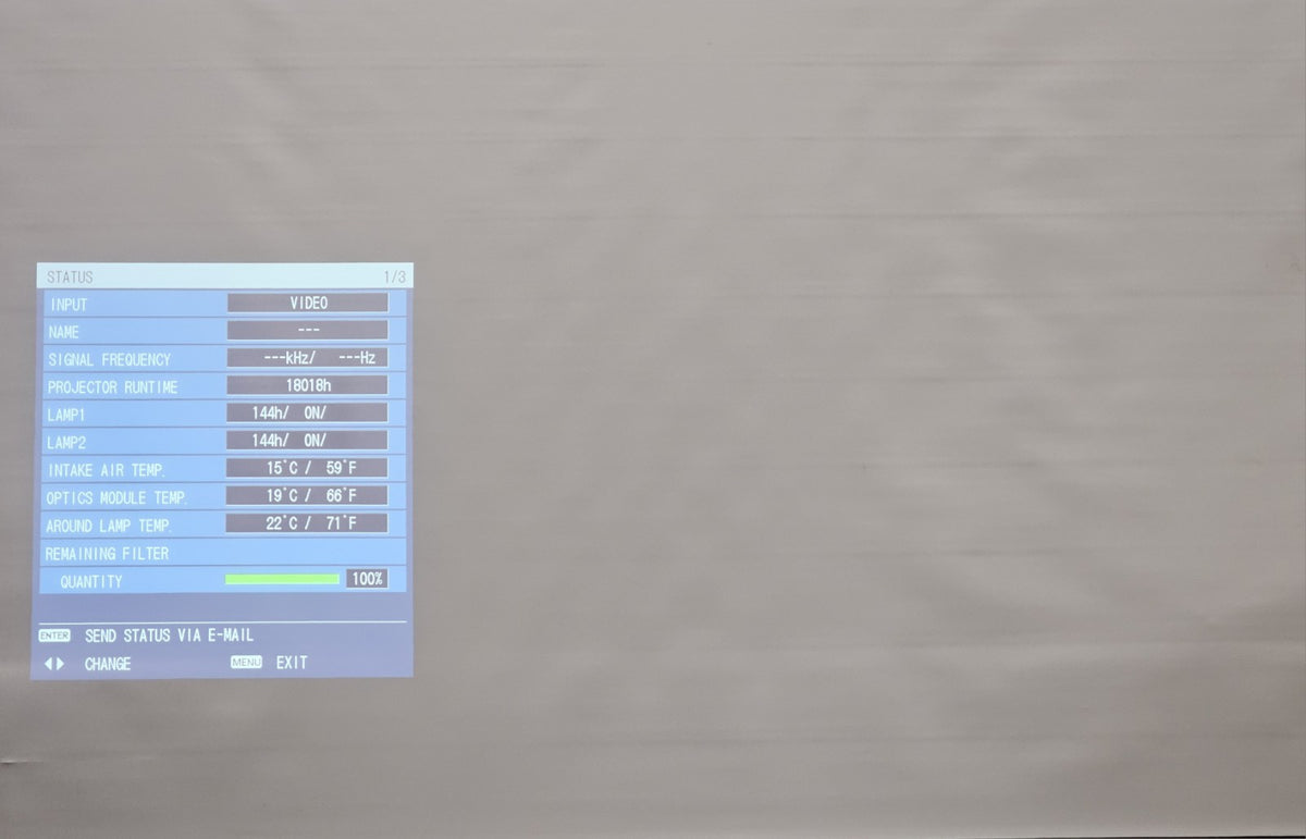 Panasonic WUXGA DLP 6000 Lumens Projector 144 Lamp Hours (Clean Image) READ7
