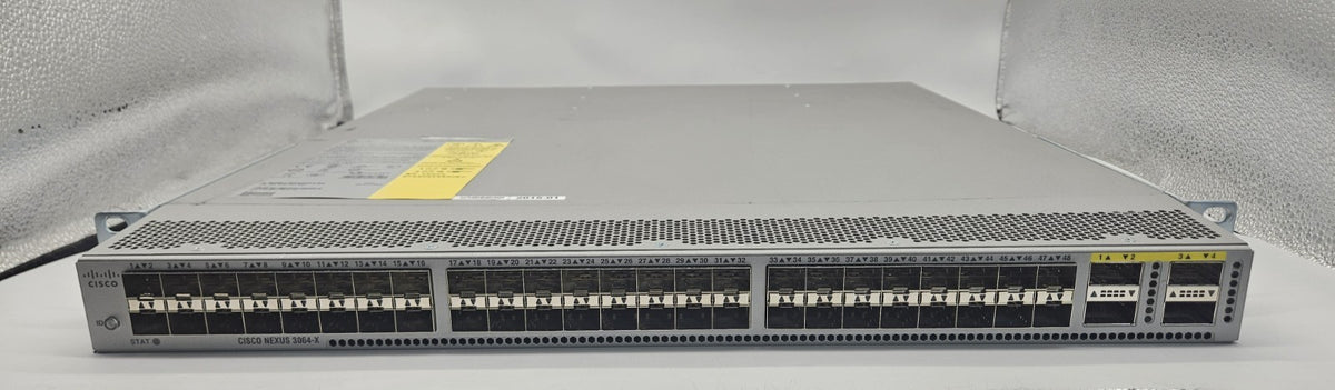 Cisco Nexus 3064PQ 48-Port SFP+ & 4-Port QSFP+ Network Switch N3K-C3064PQ-10GX1