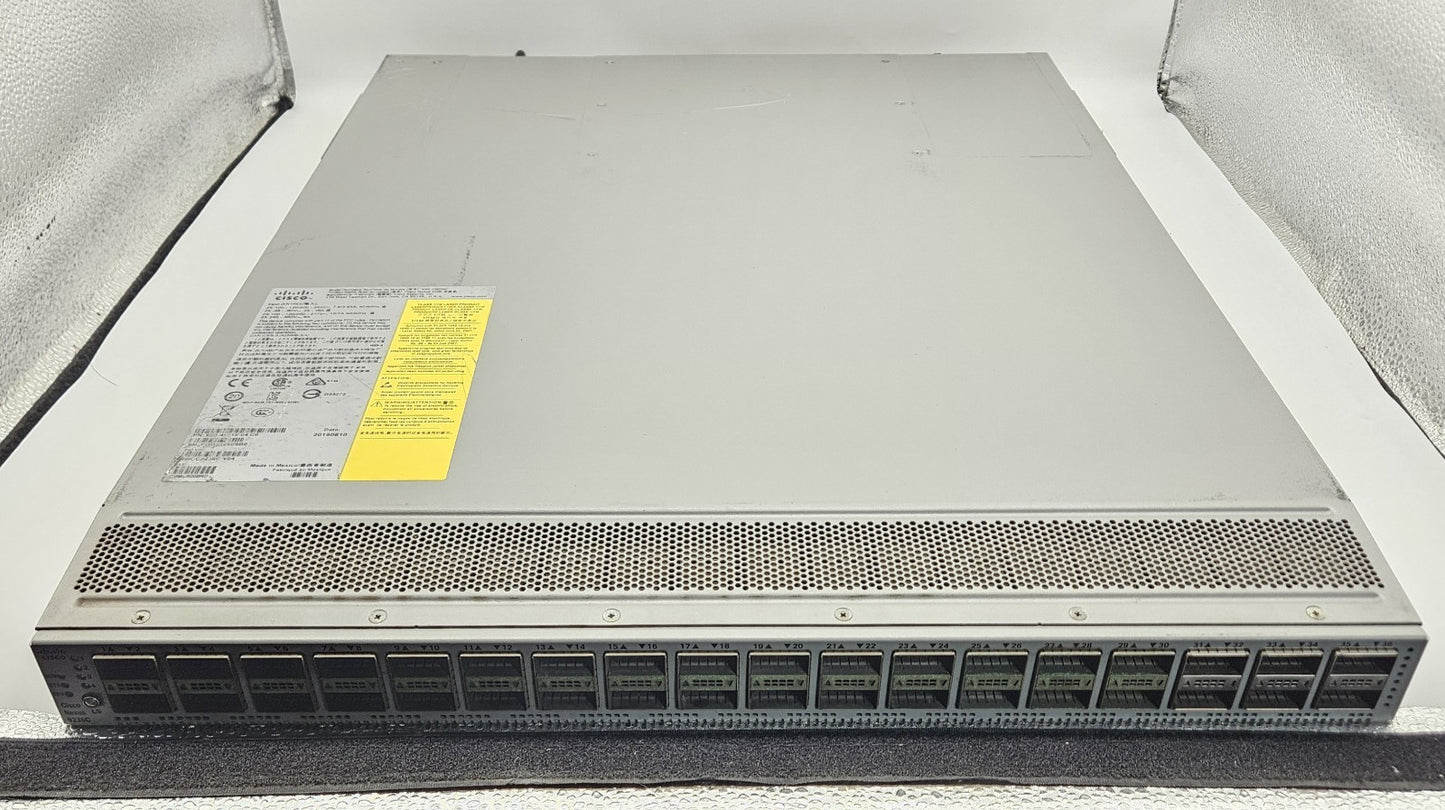 Cisco Nexus 9266C 36-Port 100GB QSFP28 Network Switch w/2x PSU(Red) N9K-C9236C0