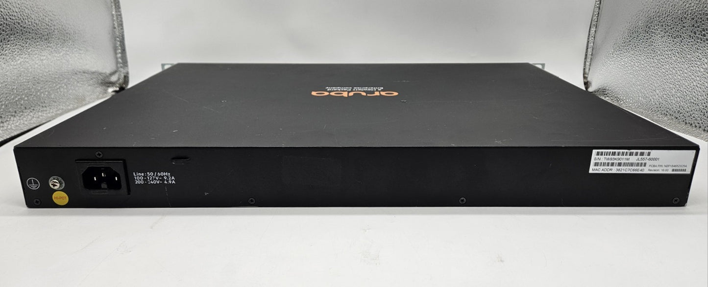 Aruba 2930F 48-Port Gigabit Ethernet PoE+ & 4-Port 1Gb SFP Network Switch JL557A3